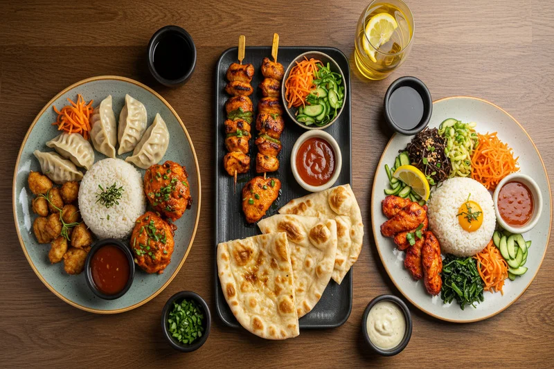 Global Eats Asian, Mediterranean