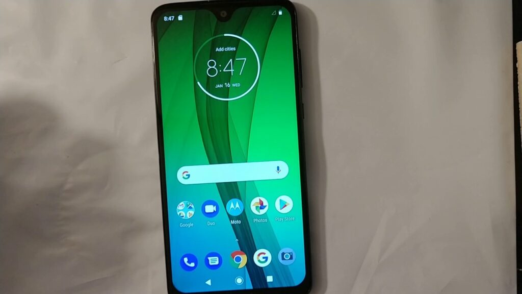 How to take a screenshot on Motorola-3