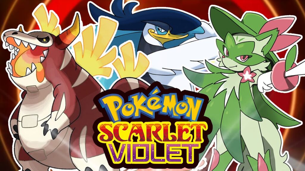 pokemon scarlet and violet starter evolutions2