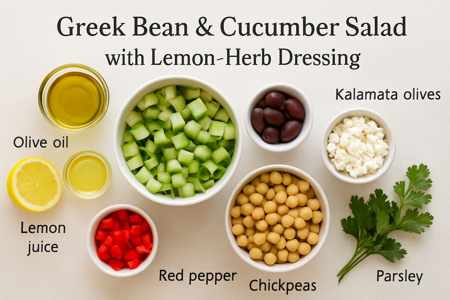 Fresh Greek Bean Salad