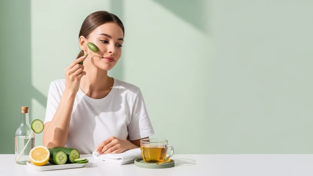 how to debloat face