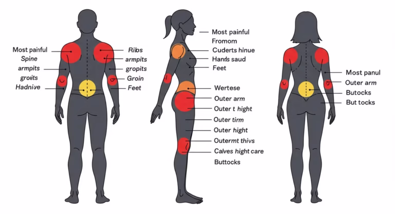 tattoo pain chart