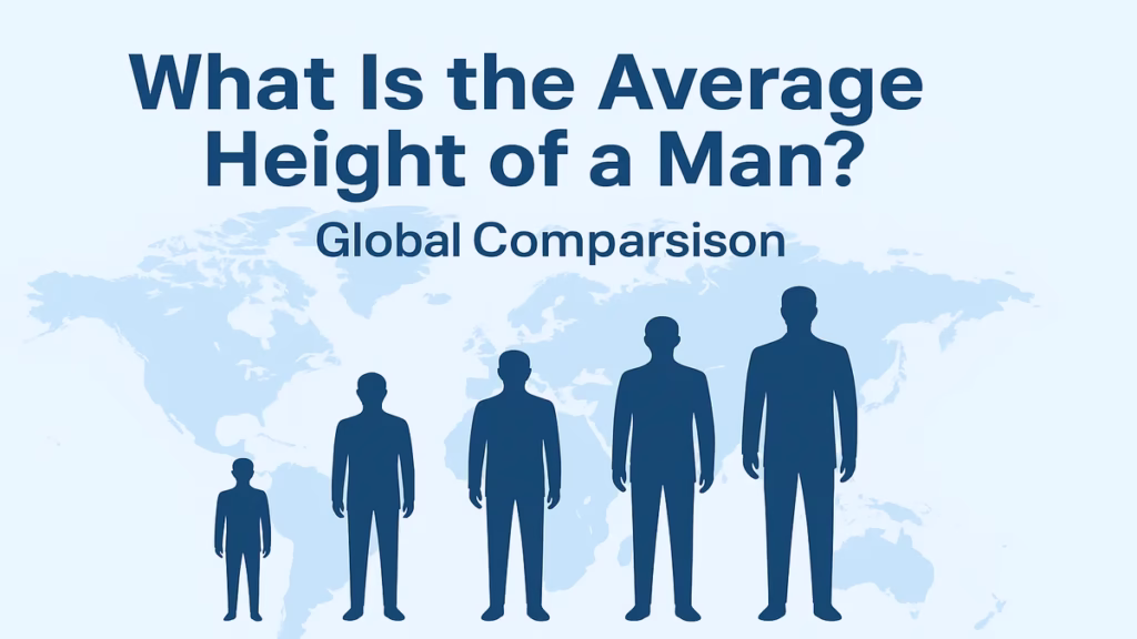 what is the average height of a man