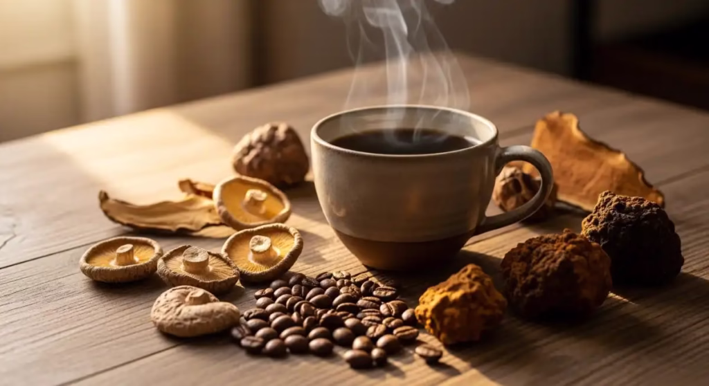 What is mushroom coffee