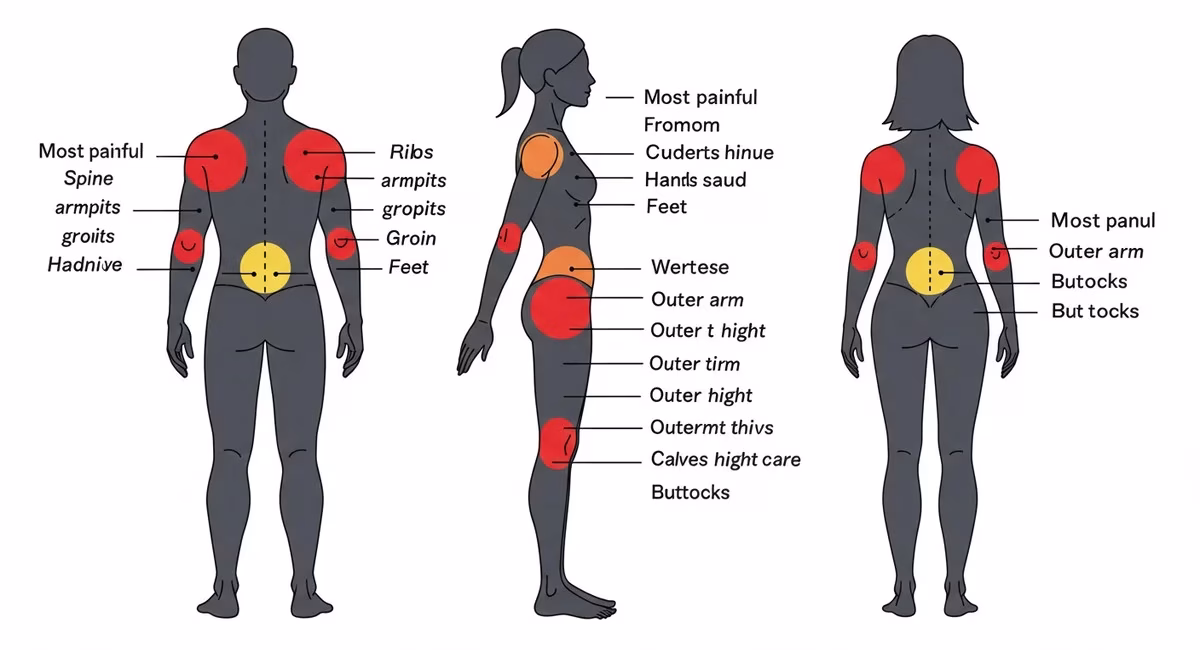 tattoo pain chart